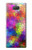 W3677 Colorful Brick Mosaics Hülle Schutzhülle Taschen und Leder Flip für Sony Xperia 10 Plus