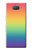 W3698 LGBT Gradient Pride Flag Hülle Schutzhülle Taschen und Leder Flip für Sony Xperia 10 Plus