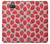 W3719 Strawberry Pattern Hülle Schutzhülle Taschen und Leder Flip für Sony Xperia 10 Plus