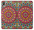 W3694 Hippie Art Pattern Hülle Schutzhülle Taschen und Leder Flip für Sony Xperia L3