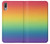 W3698 LGBT Gradient Pride Flag Hülle Schutzhülle Taschen und Leder Flip für Sony Xperia L3