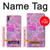 W3710 Pink Love Heart Hülle Schutzhülle Taschen und Leder Flip für Sony Xperia L3