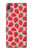 W3719 Strawberry Pattern Hülle Schutzhülle Taschen und Leder Flip für Sony Xperia L3