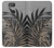 W3692 Gray Black Palm Leaves Hülle Schutzhülle Taschen und Leder Flip für Sony Xperia XA2 Ultra