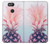 W3711 Pink Pineapple Hülle Schutzhülle Taschen und Leder Flip für Sony Xperia XA2 Ultra