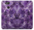 W3713 Purple Quartz Amethyst Graphic Printed Hülle Schutzhülle Taschen und Leder Flip für Sony Xperia XA2 Ultra