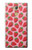 W3719 Strawberry Pattern Hülle Schutzhülle Taschen und Leder Flip für Sony Xperia XA2 Ultra