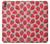 W3719 Strawberry Pattern Hülle Schutzhülle Taschen und Leder Flip für Sony Xperia XA1