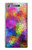 W3677 Colorful Brick Mosaics Hülle Schutzhülle Taschen und Leder Flip für Sony Xperia XZ1