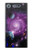 W3689 Galaxy Outer Space Planet Hülle Schutzhülle Taschen und Leder Flip für Sony Xperia XZ1