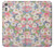 W3688 Floral Flower Art Pattern Hülle Schutzhülle Taschen und Leder Flip für Sony Xperia XZ