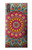 W3694 Hippie Art Pattern Hülle Schutzhülle Taschen und Leder Flip für Sony Xperia XZ