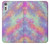W3706 Pastel Rainbow Galaxy Pink Sky Hülle Schutzhülle Taschen und Leder Flip für Sony Xperia XZ