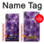 W3713 Purple Quartz Amethyst Graphic Printed Hülle Schutzhülle Taschen und Leder Flip für Sony Xperia XZ