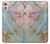 W3717 Rose Gold Blue Pastel Marble Graphic Printed Hülle Schutzhülle Taschen und Leder Flip für Sony Xperia XZ