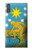 W3744 Tarot Card The Star Hülle Schutzhülle Taschen und Leder Flip für Sony Xperia XZ