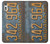 W3750 Vintage Vehicle Registration Plate Hülle Schutzhülle Taschen und Leder Flip für Sony Xperia XZ