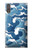 W3751 Wave Pattern Hülle Schutzhülle Taschen und Leder Flip für Sony Xperia XZ
