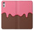 W3754 Strawberry Ice Cream Cone Hülle Schutzhülle Taschen und Leder Flip für Sony Xperia XZ