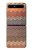 W3752 Zigzag Fabric Pattern Graphic Printed Hülle Schutzhülle Taschen Flip für Samsung Galaxy Z Flip 5G