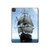 W1096 Sailing Ship in an Ocean Tablet Hülle Schutzhülle Taschen für iPad Pro 11 (2021,2020,2018, 3rd, 2nd, 1st)