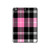 W3091 Pink Plaid Pattern Tablet Hülle Schutzhülle Taschen für iPad Pro 10.5, iPad Air (2019, 3rd)