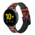 CA0006 Basketball Smart Watch Armband aus Silikon und Leder für Samsung Galaxy Watch, Gear, Active