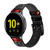 CA0007 Basketball Smart Watch Armband aus Silikon und Leder für Samsung Galaxy Watch, Gear, Active