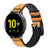 CA0738 Egyptian Hieroglyphs Smart Watch Armband aus Silikon und Leder für Samsung Galaxy Watch, Gear, Active