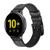 CA0744 Black Ace Spade Smart Watch Armband aus Silikon und Leder für Samsung Galaxy Watch, Gear, Active