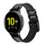 CA0809 Black King Spade Smart Watch Armband aus Silikon und Leder für Samsung Galaxy Watch, Gear, Active