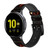 CA0830 Quantum Atom Smart Watch Armband aus Silikon und Leder für Samsung Galaxy Watch, Gear, Active