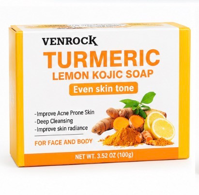 VENROCK Turmeric Lemon Kojic soap