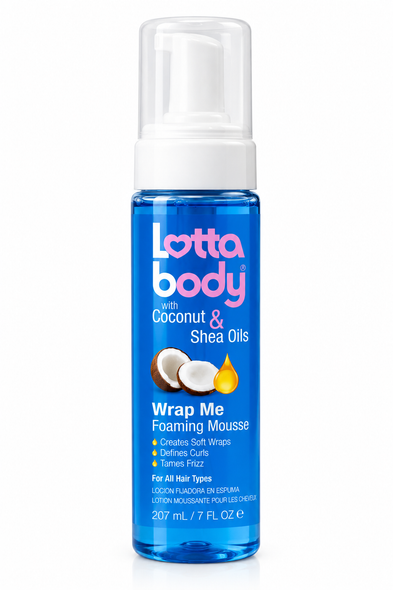 Lottabody Wrap Me Foaming Mousse with Coconut & Shea Oils (7 fl oz)