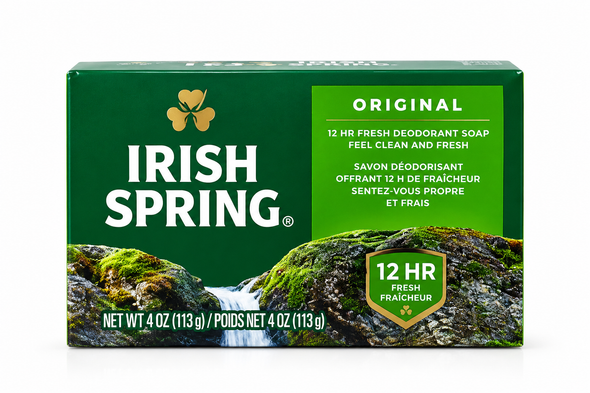 Irish Spring Original Clean Deodorant Bar Soap (4oz//113g)