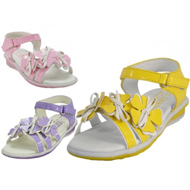 Girls' flower sandaled shoes