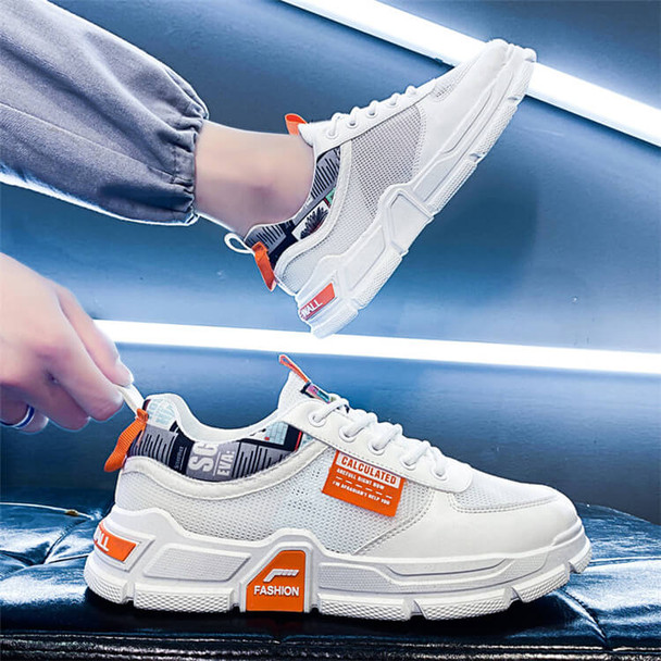 Men breathable sneakers shoes