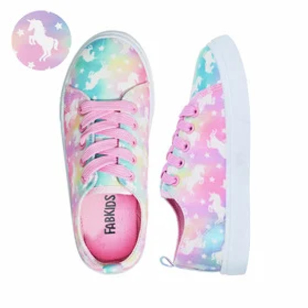 Marble Unicorn Lace Up Sneaker
