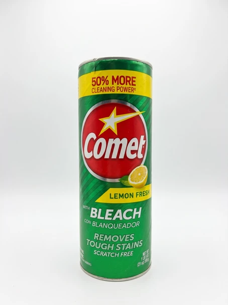 Comet Cleaner with Bleach,Lemon Fresh (21 oz)