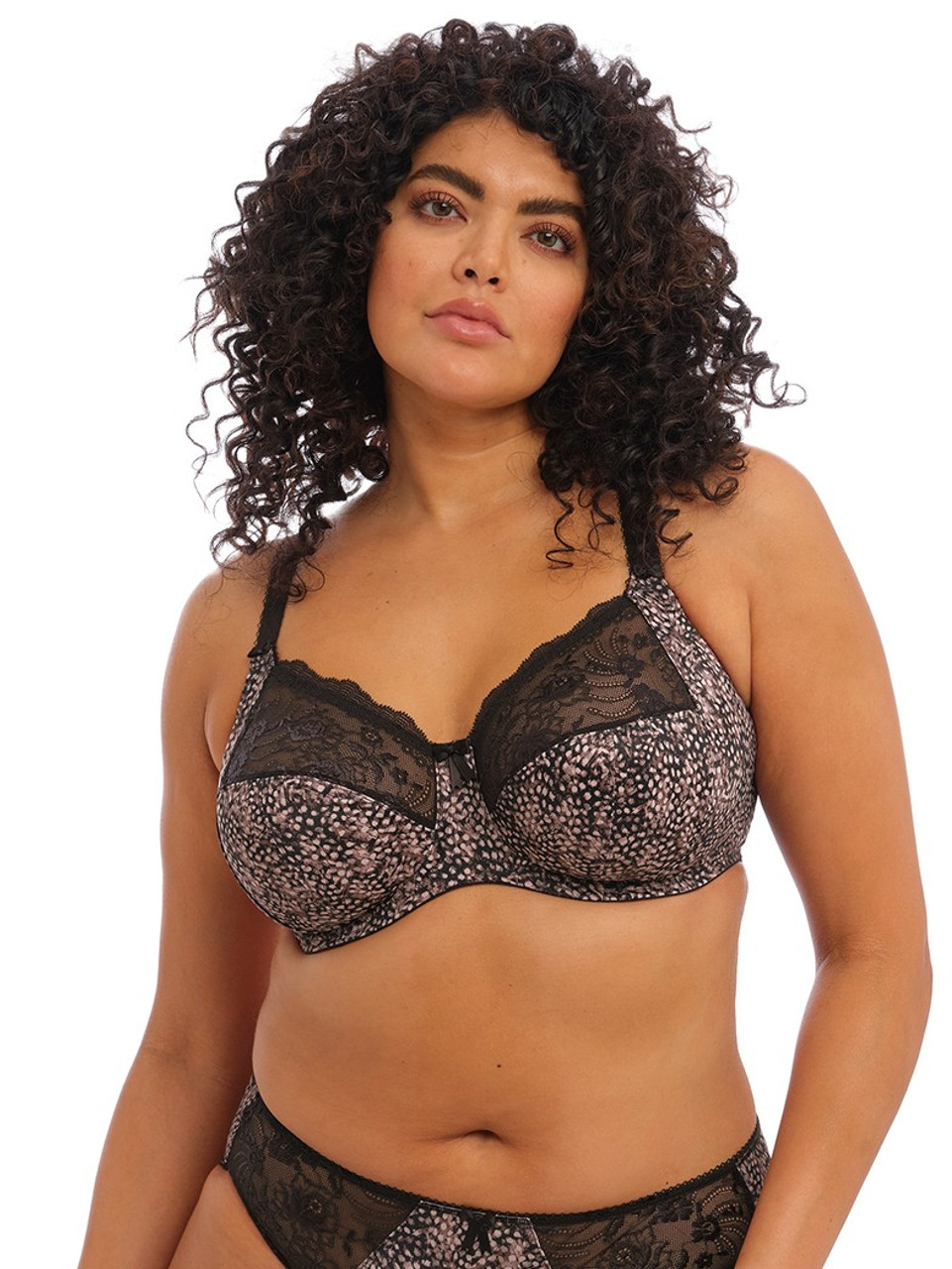 Lady Cameo Wire Free Nursing Full Support Bra 32HH Black