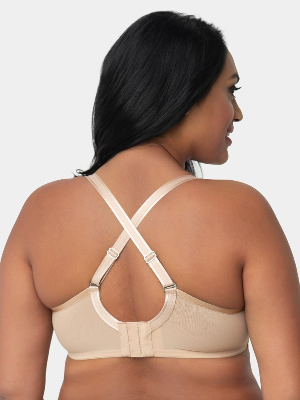 Curvy Couture Tulip Smooth T-Shirt Bra in Bombshell Nude - Busted Bra Shop