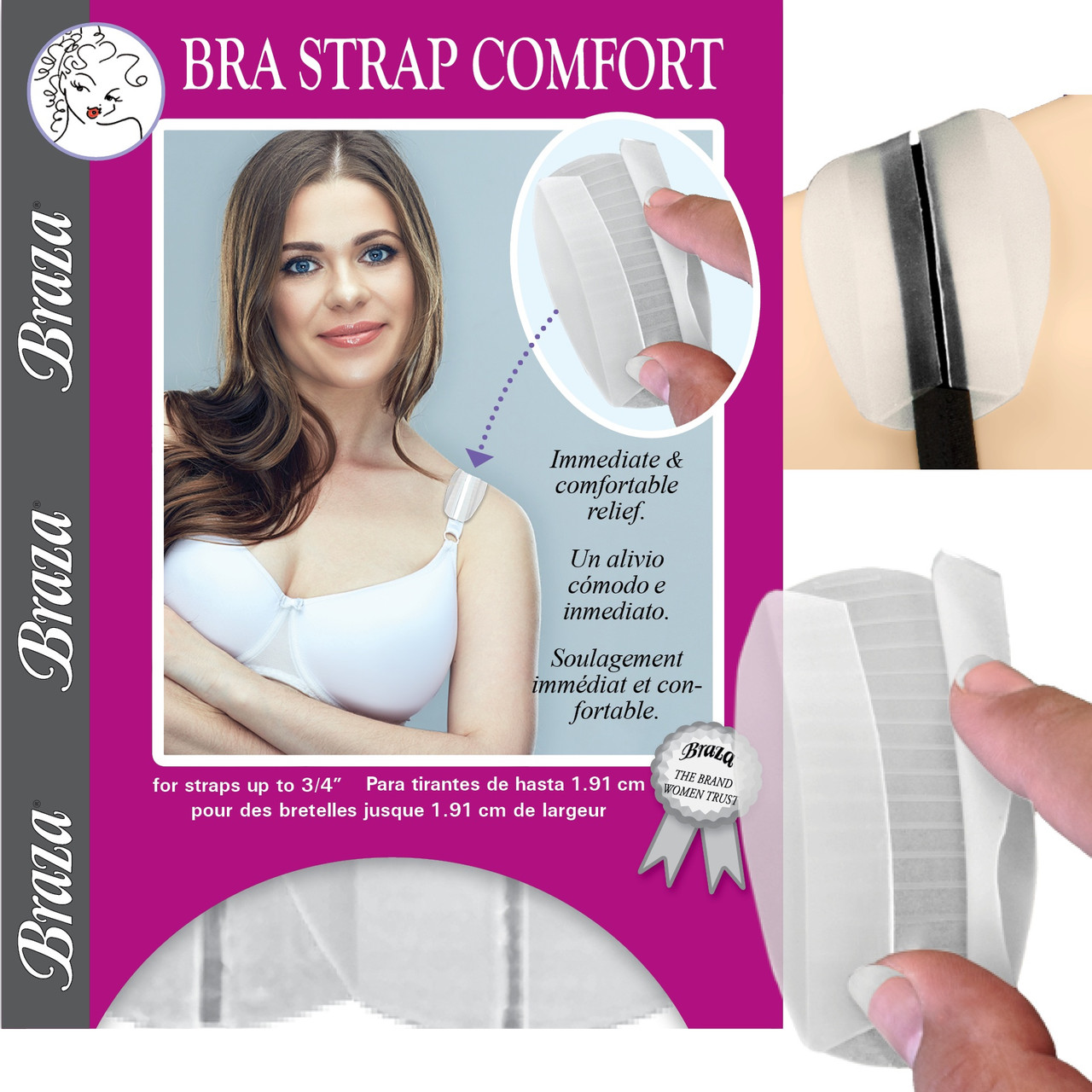 Braza SILICONE BRA STRAP COMFORT 41000 - Bra~vo intimates