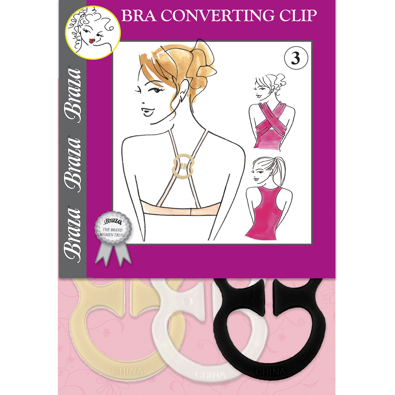 Braza, Accessories, Nwot Bra Converting Clip In Original Packaging