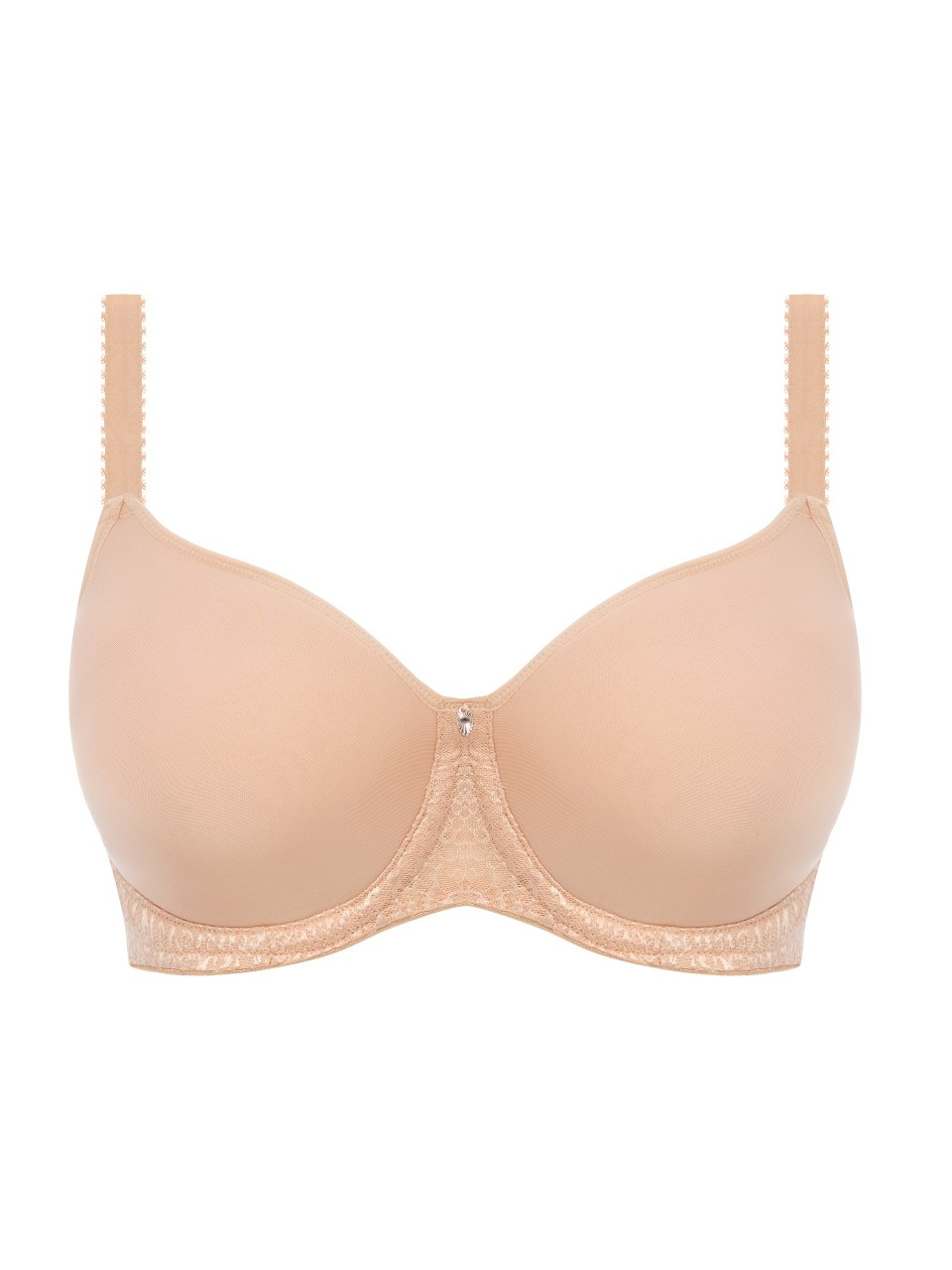 Non-wired Bras, Florale, Florale Mudan Non-Wired Padded Visual Minimizing  Bra