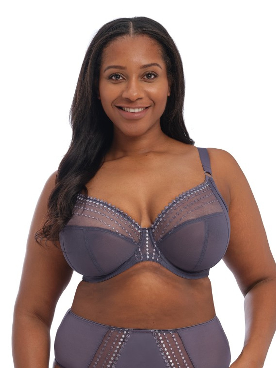 Elomi ‘Matilda’ Full Cup Plunge UW Bra (Black)~ EL8900