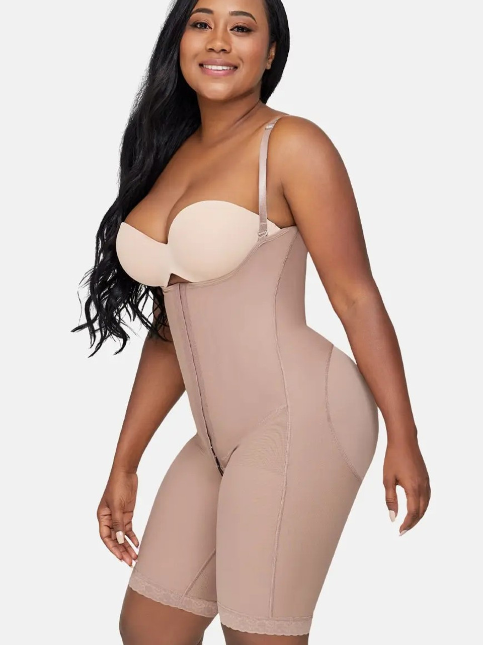 Curveez Post-Surgical, Full-Body Shapers, Beige - CUR2210-X-Large