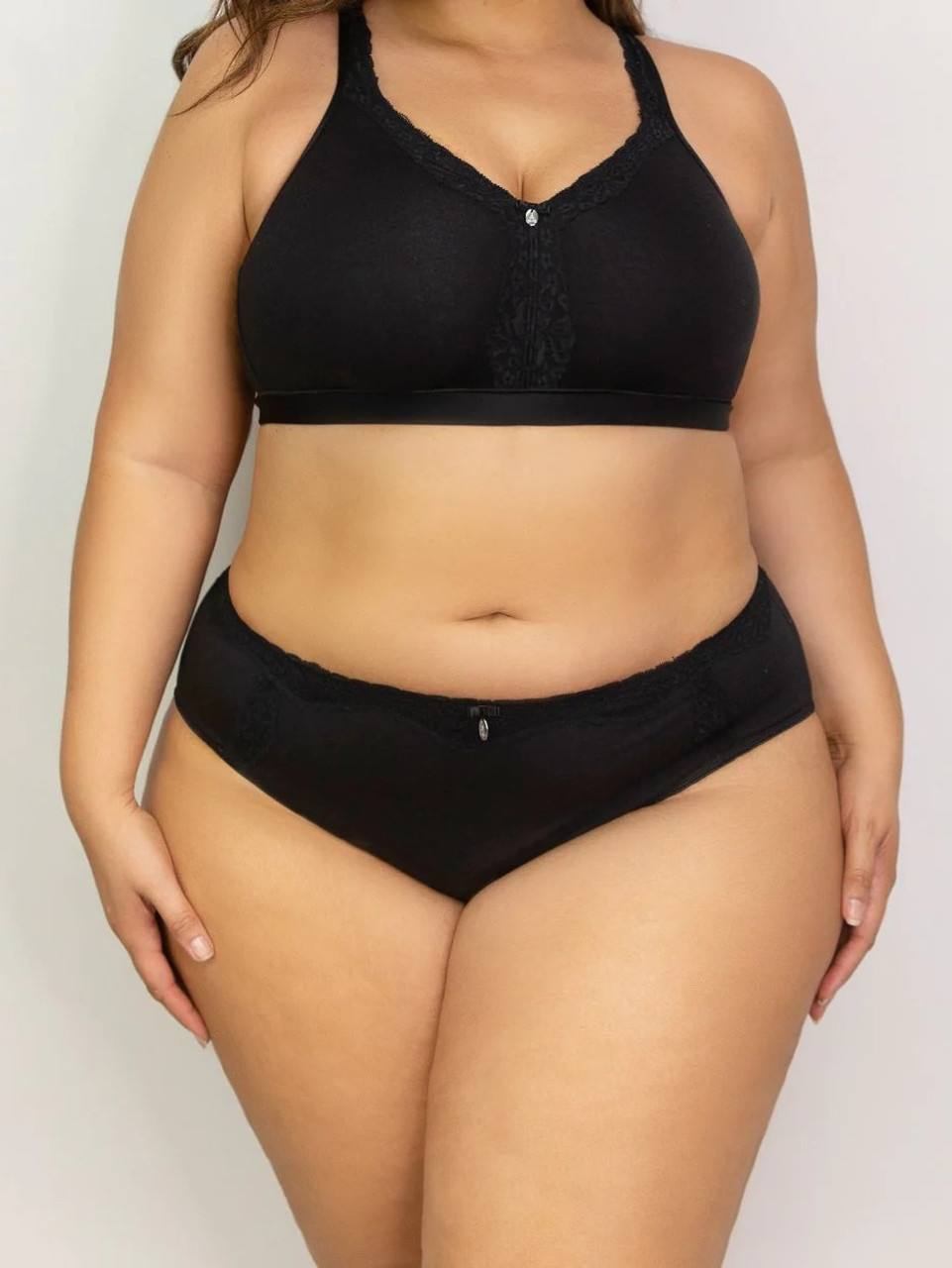 Curvy Couture Luxe Lace Wire-Free Bralette & Reviews