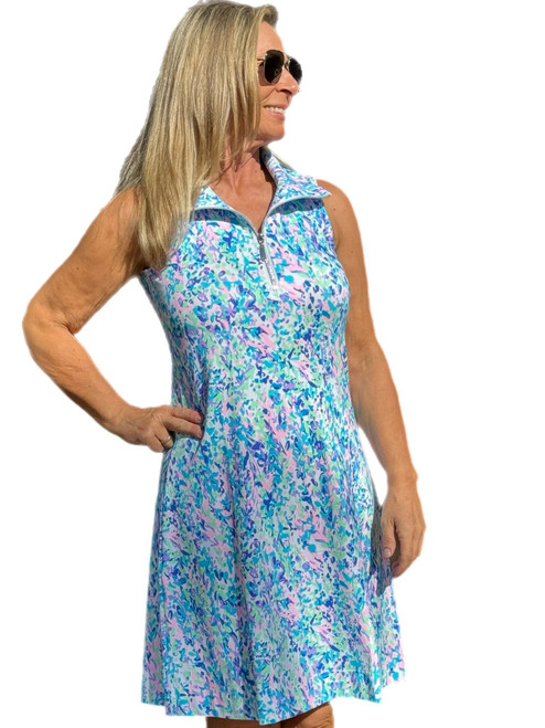 Lulu-B SLEEVELESS ZIP SWING DRESS SPX4427P