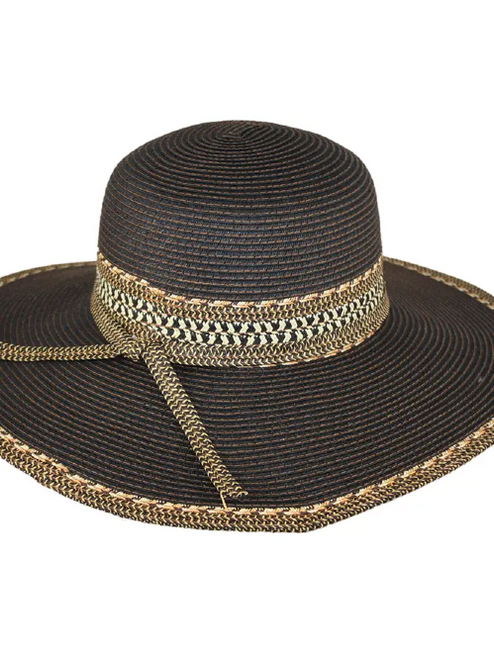 Jeanne Simmons Accessories PAPER STRAW BRAIDED HAT 8140