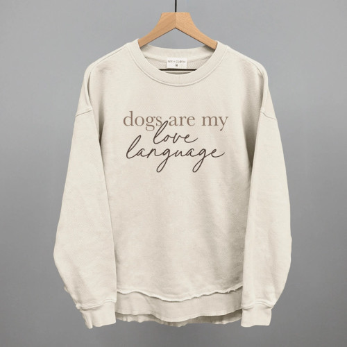 Ivy & Cloth OVER-SIZED TERRY - LOVE LANGUAGE